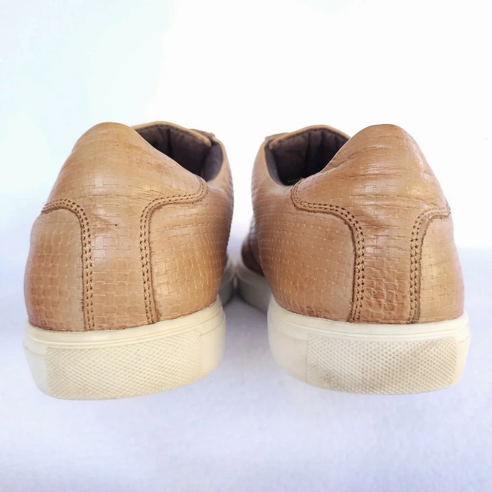 Joes Jeans Shoes Mens Size 12 Xride Tan Oxford Sneakers Casual Urban Streetwear